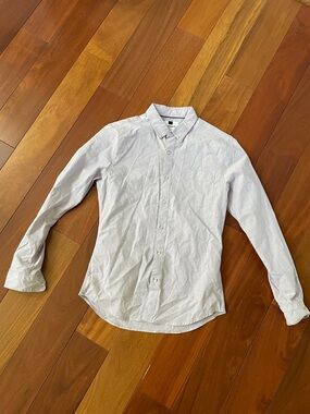 Topman Pale Blue Button-Down Dress Shirt